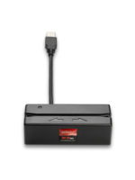 KT-MS3-001AKU4 pcSwipe Magnetic Stripe 3 track Keystroke Black USB Reader & 241C