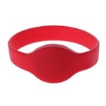 BDG-WRIST-EMSR  EM Wristband Silicon 65mm Red