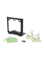 KT-ANGLE-G+CLIPS pcProx Pearl Angle Mounting Bracket w/Cable Clips