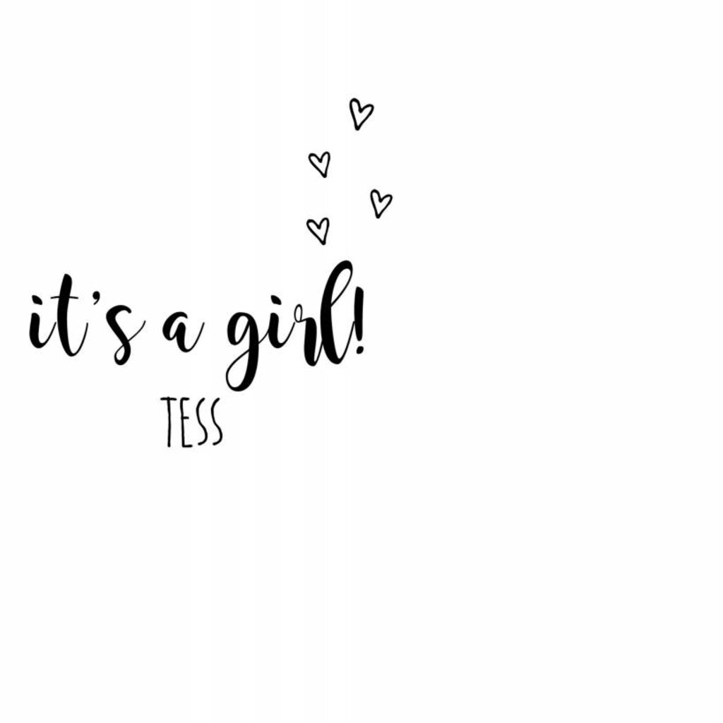 It's a girl!