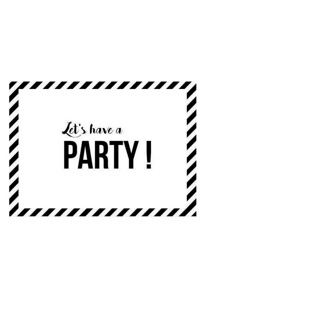 Uitnodigingen Let's have a party!