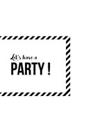 Uitnodigingen Let's have a party!