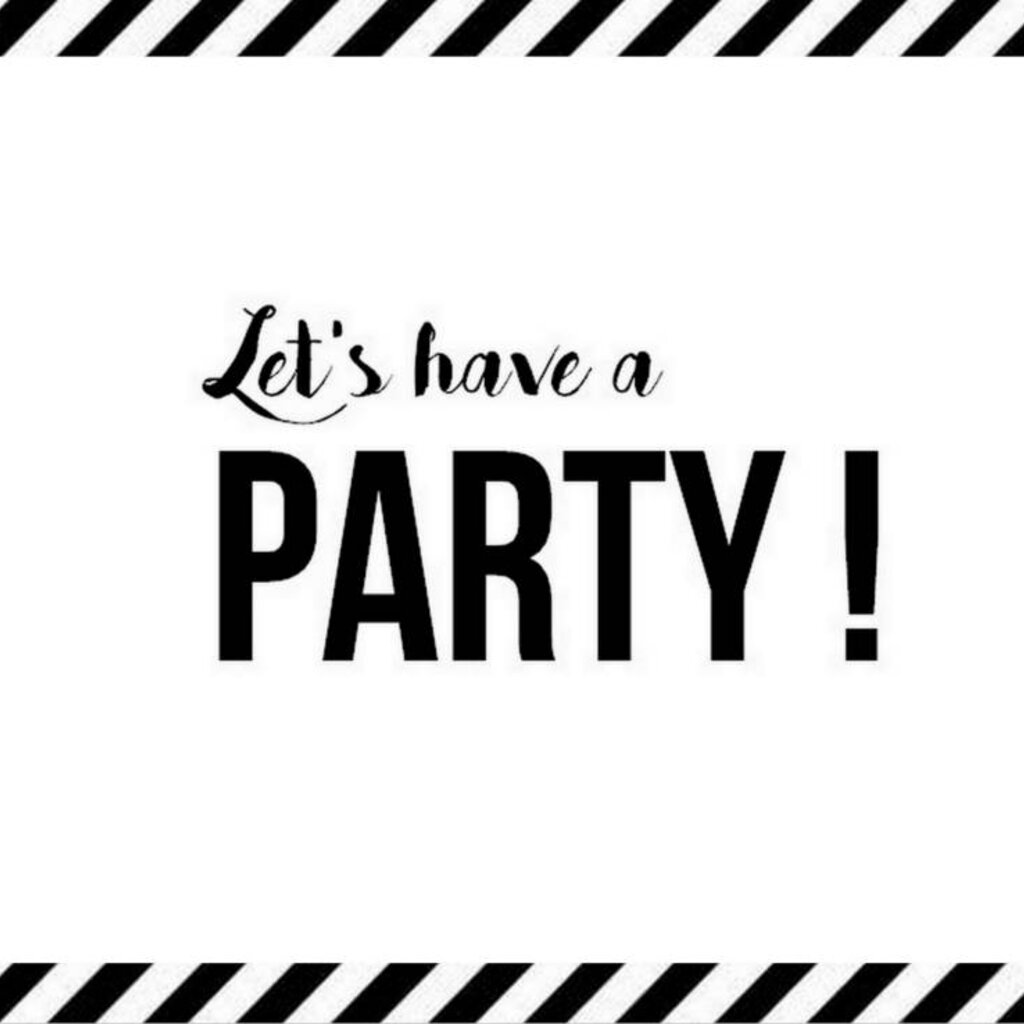 Uitnodigingen Let's have a party!