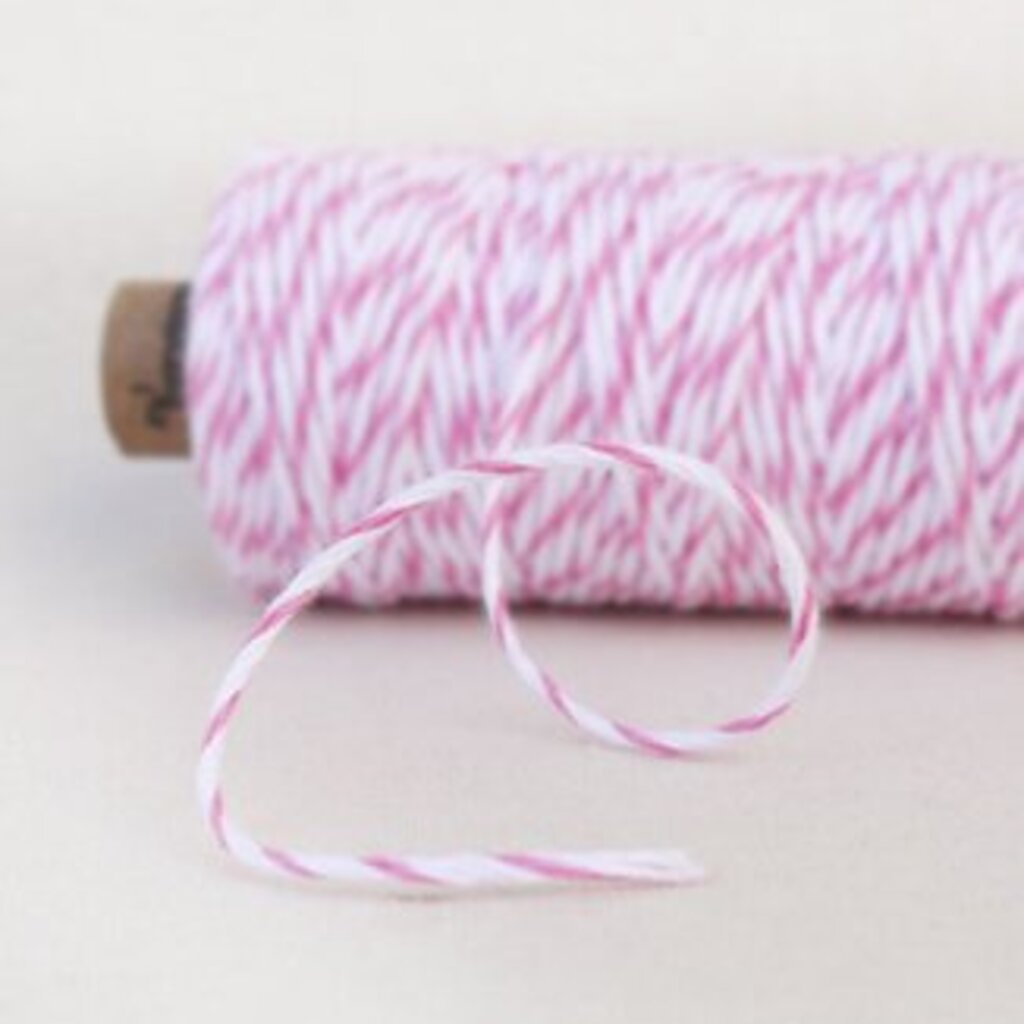 Bakers Twine Roze wit