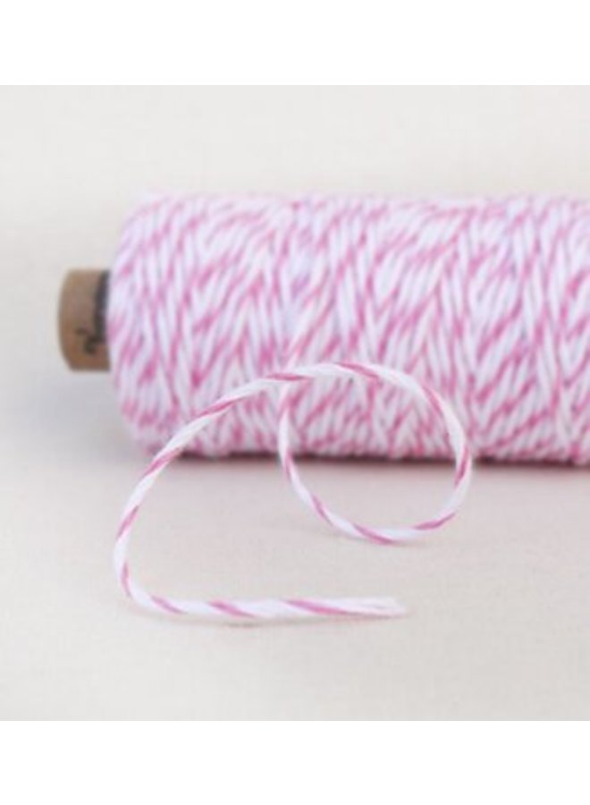 Bakers Twine Roze wit