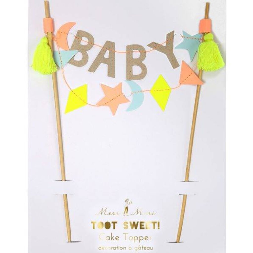 Baby cake topper