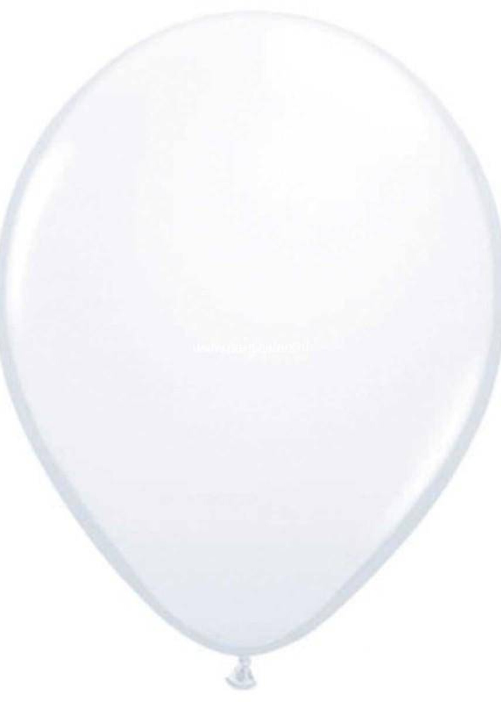 Mini ballon wit 10x