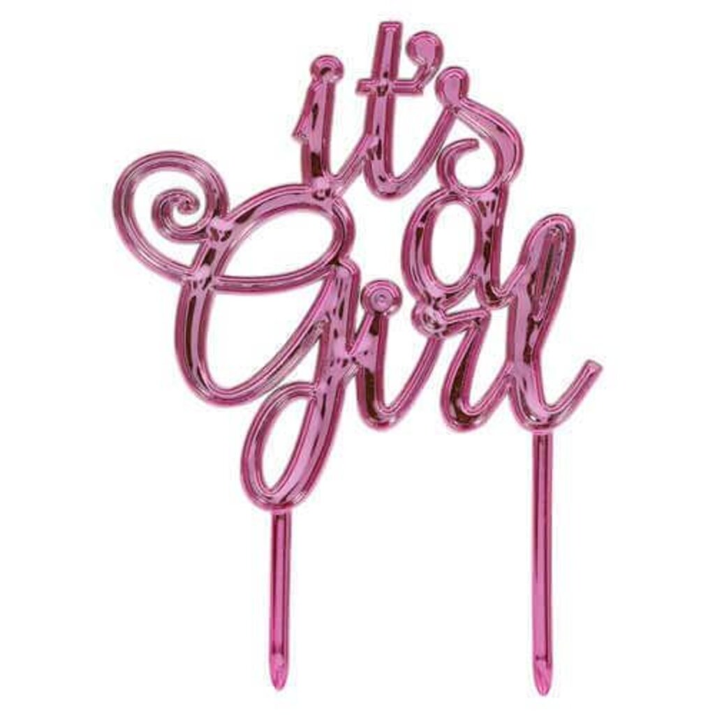 Cake topper it's a girl