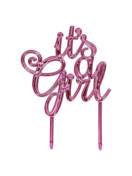 Cake topper It's a girl