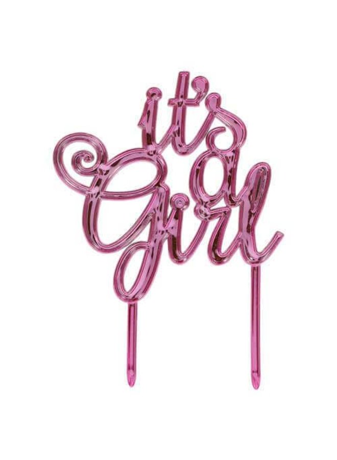 Cake topper it's a girl