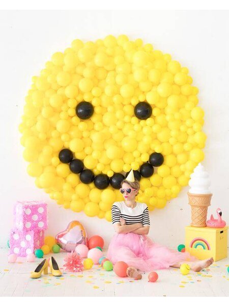 Gele ballonnen 10x