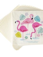Servetten flamingo