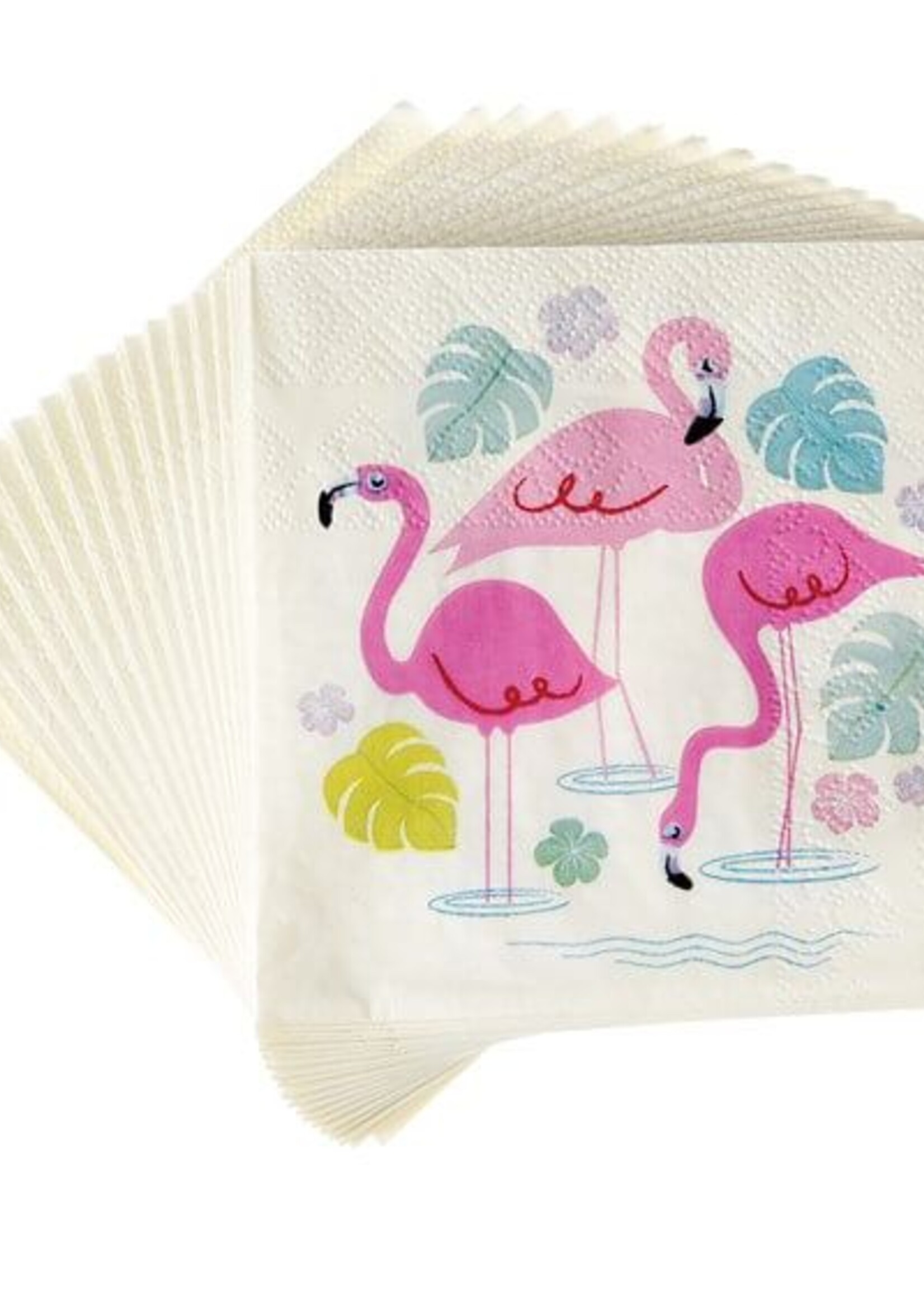 Servetten flamingo