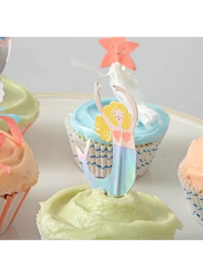 Let's be mermaid cupcakeset