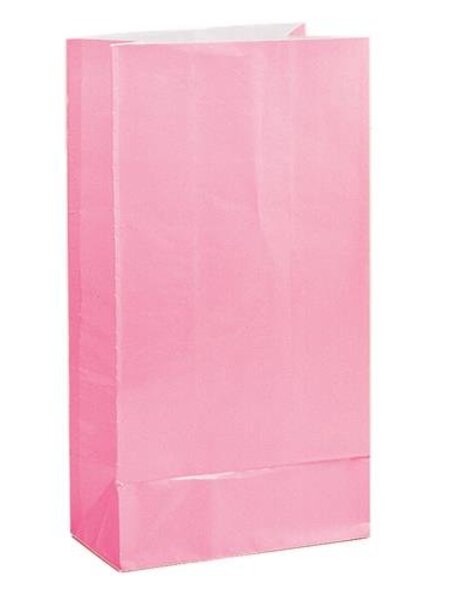 Traktatiezakjes roze 12x