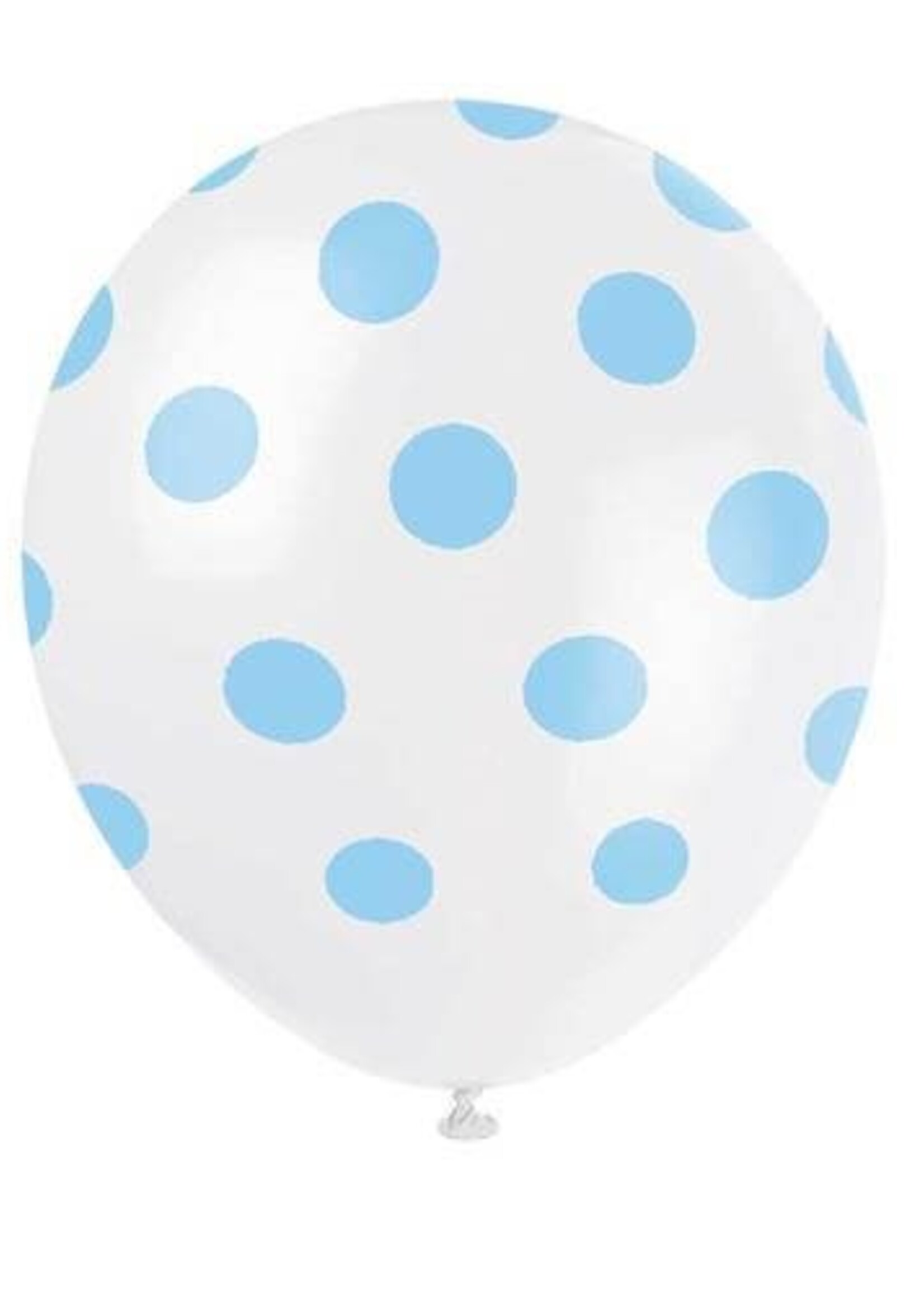 Ballonnen met blauwe stippen