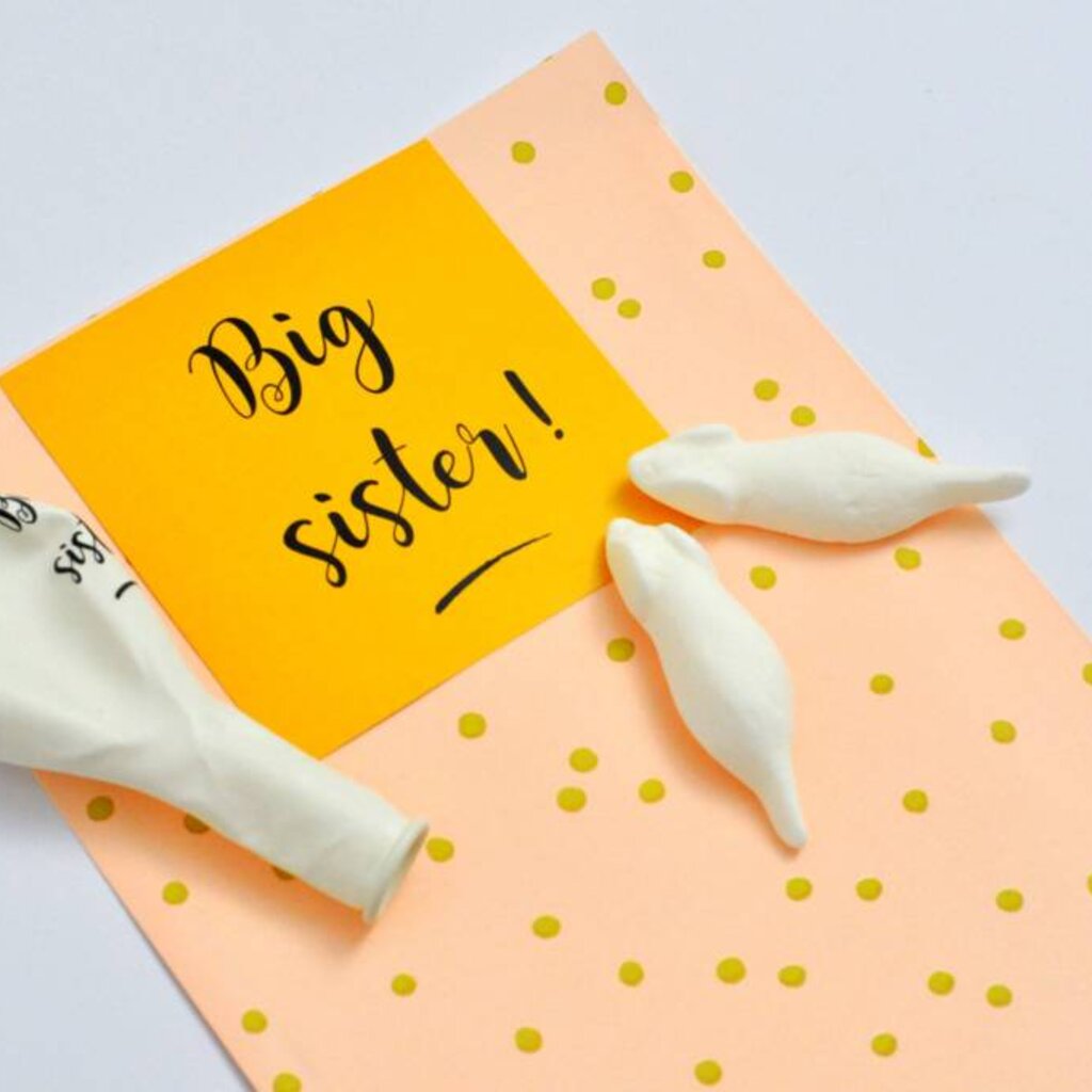 Traktatiekaartjes Big sister 10x
