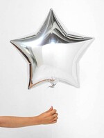 Ballon ster zilver