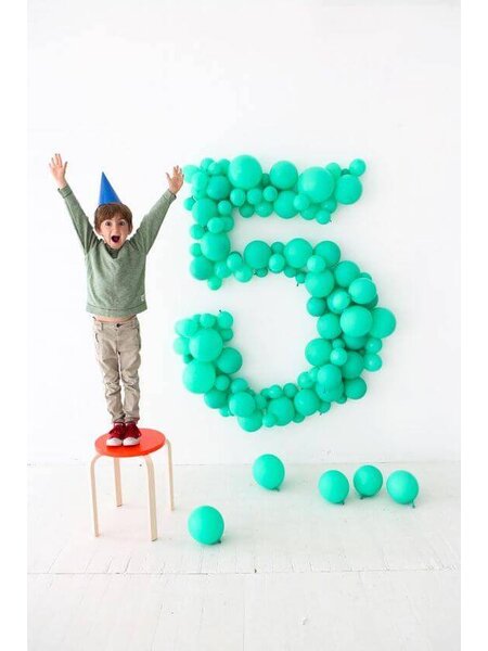 Groene ballonnen 10x