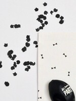 Confetti zwart