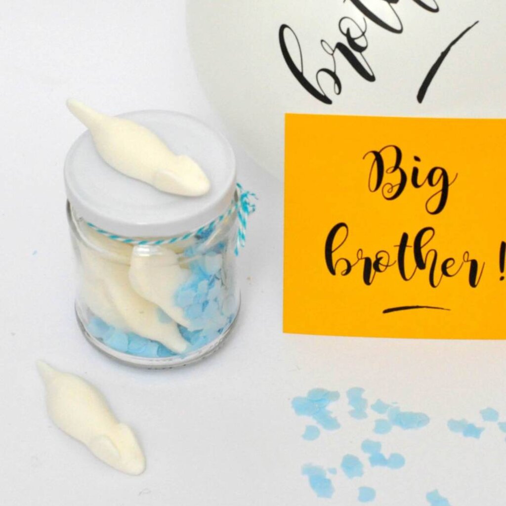 Blauwe confetti