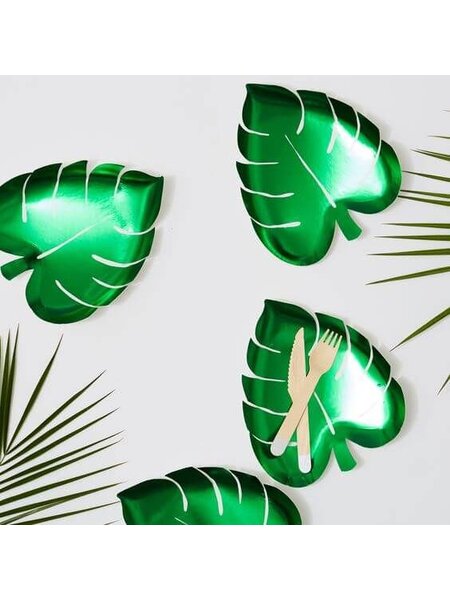 Bordje palmblad 8x