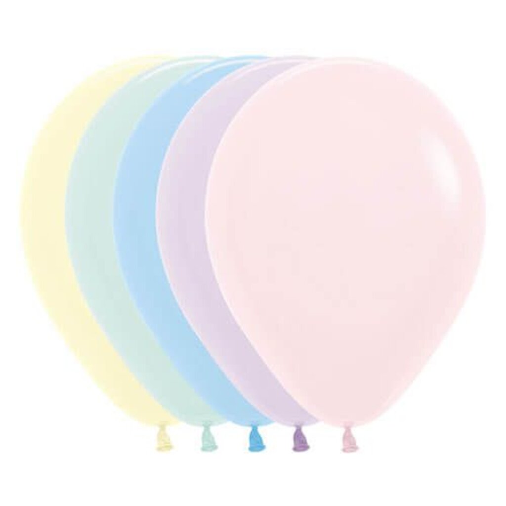 Pastel ballonnen 10x