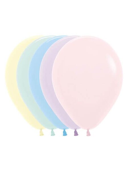 Pastel ballonnen 10x