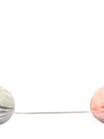 Honeycomb slinger rood, roze en grijs
