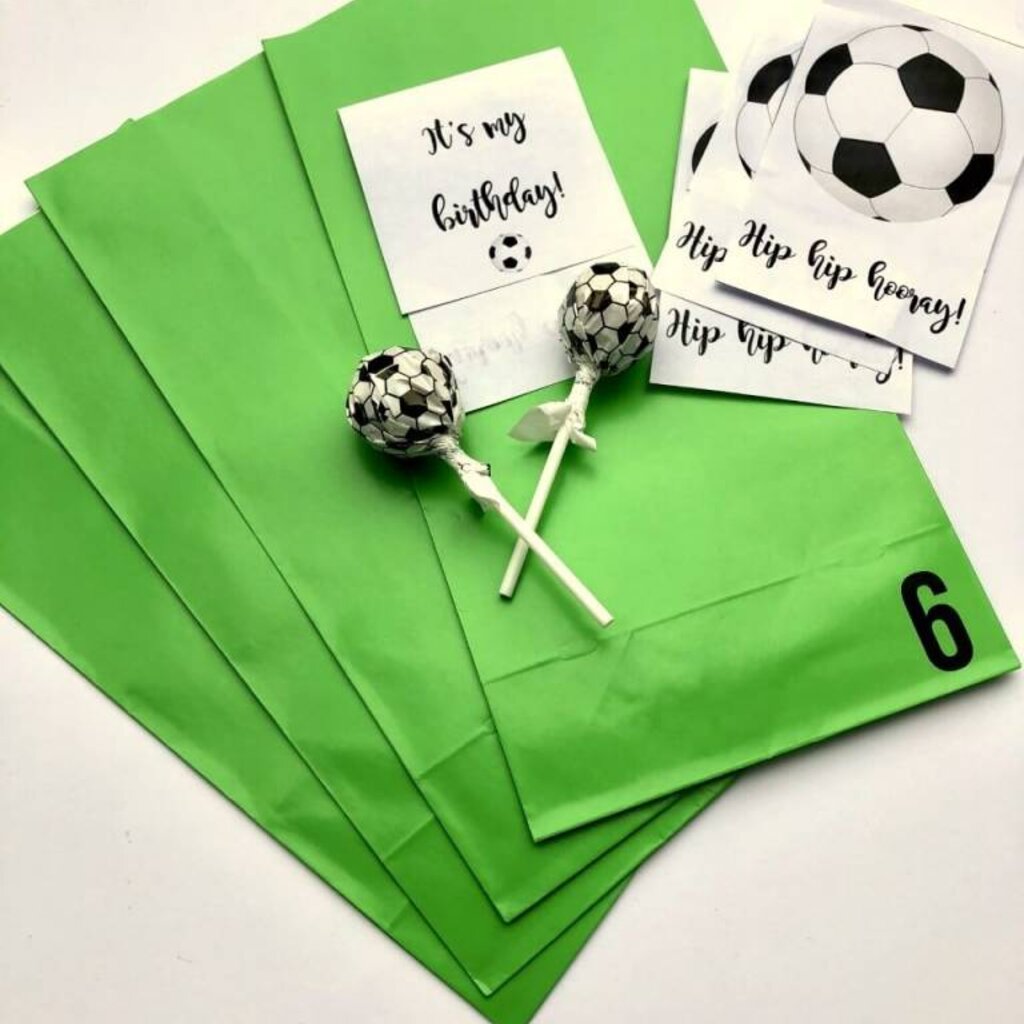 Printables voor voetbaltraktatie