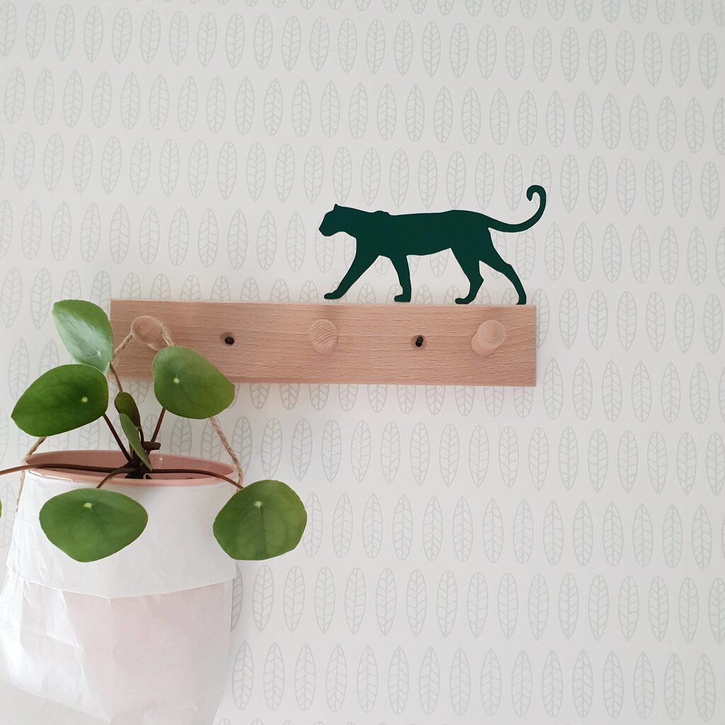 Muursticker luipaard 4x