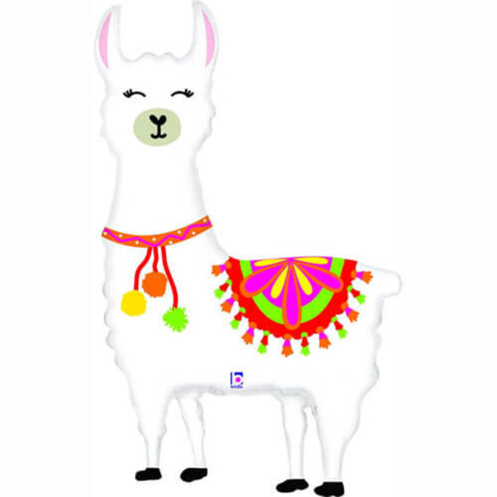 Folieballon lama