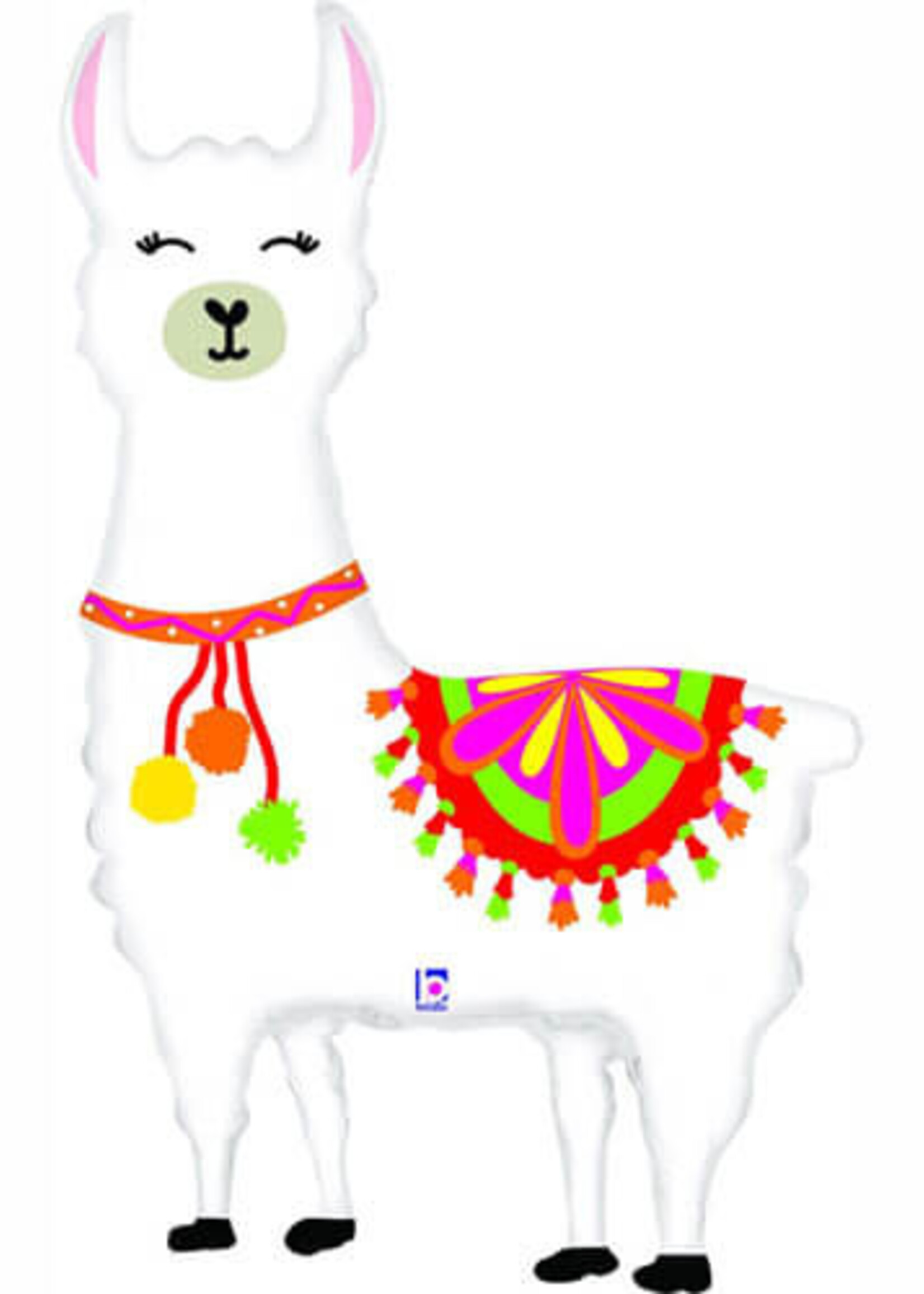 Folieballon lama