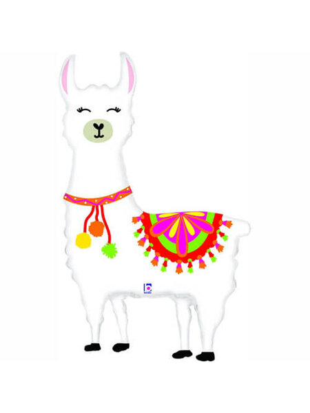 Folieballon lama