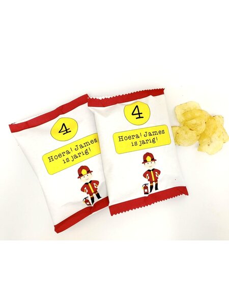 Chipszakje Brandweer (Printable)