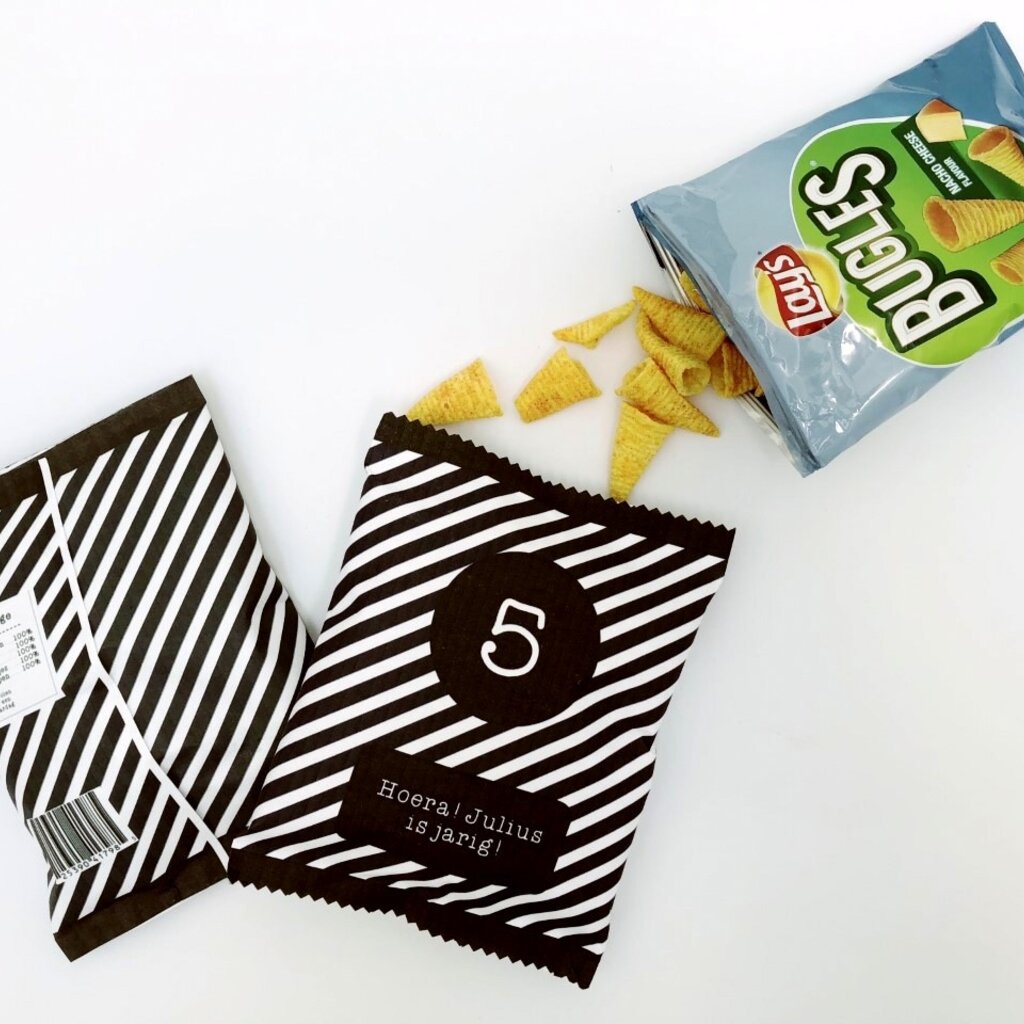 Chipszakje Strepen (Printable)