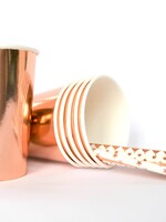 Rose gouden bekers 8x