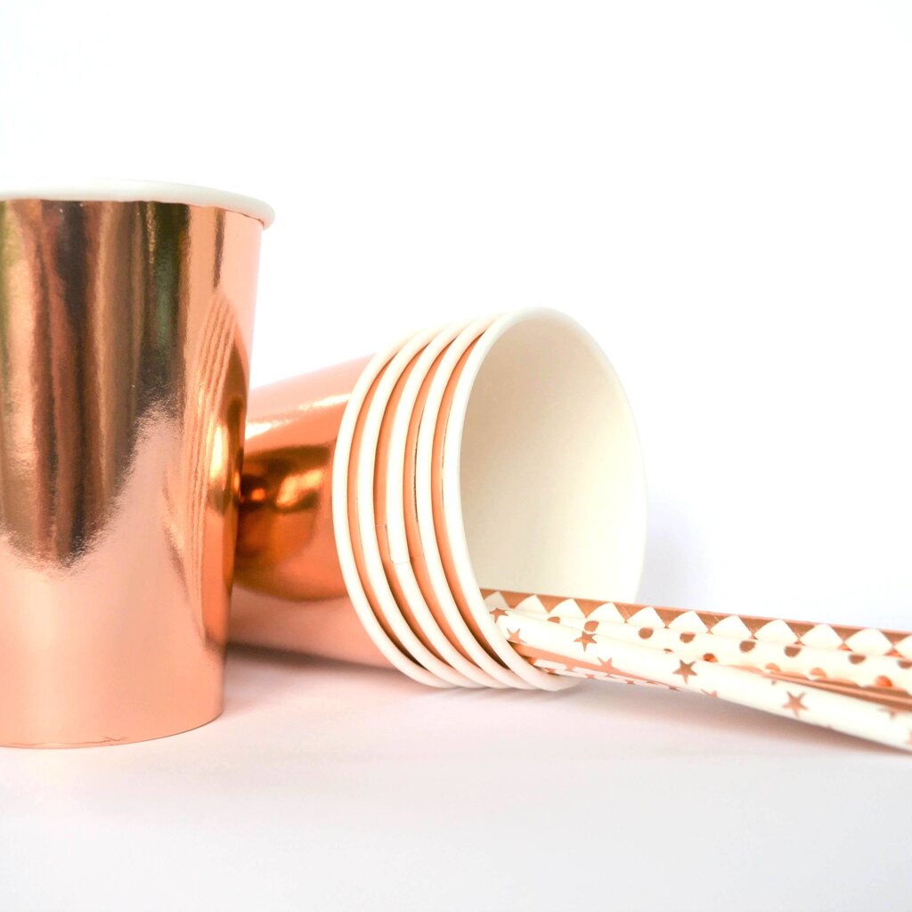Rietjes rose goud 20x