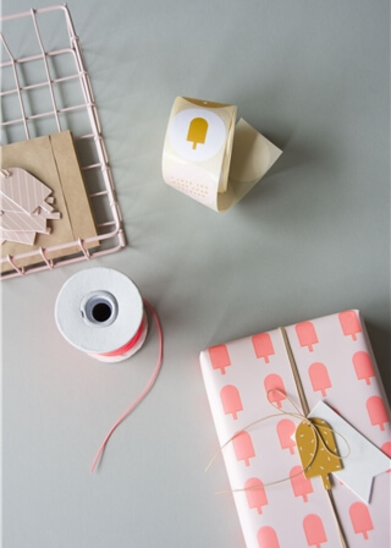 Sluitsticker ijsjes 8x