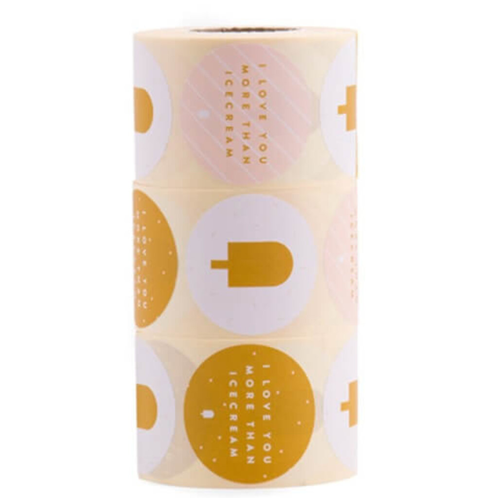 Sluitsticker ijsjes 8x