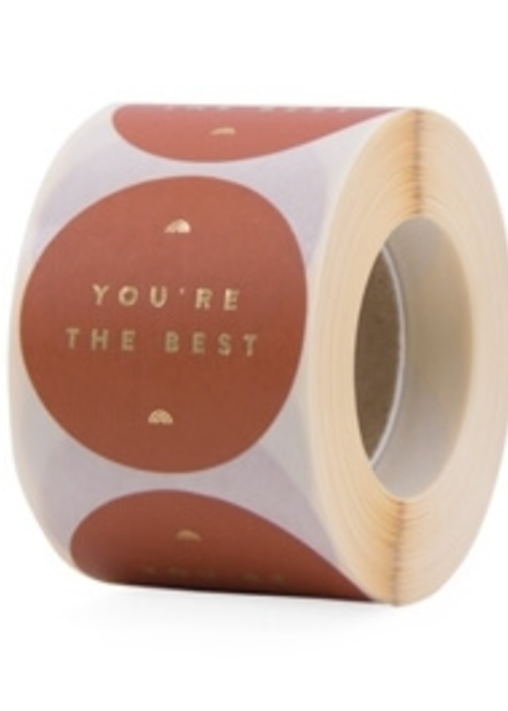 Sluitsticker you're the best 10x  -