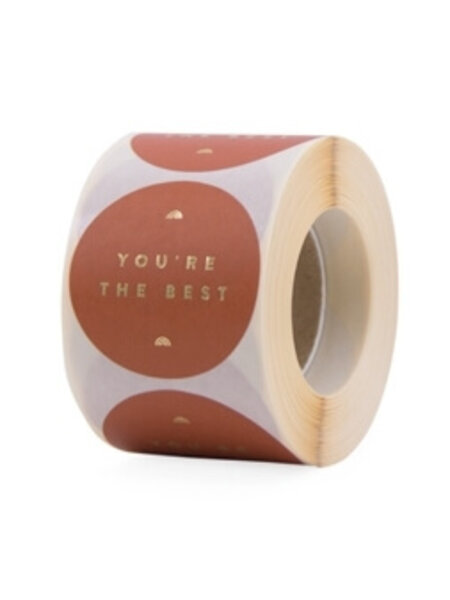 Sluitsticker you're the best 10x