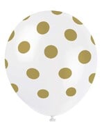 Ballonnen met gouden stippen