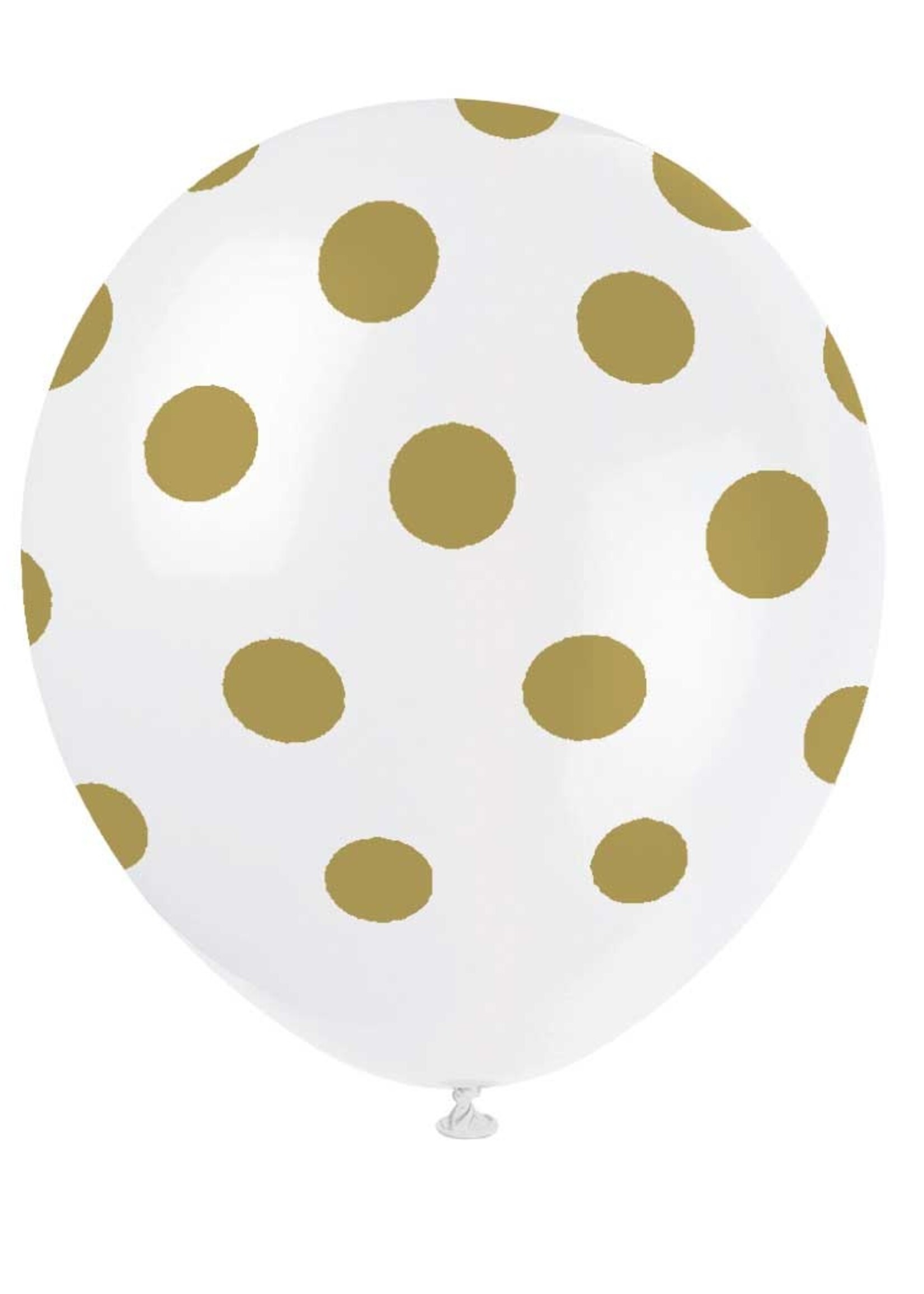 Ballonnen met gouden stippen