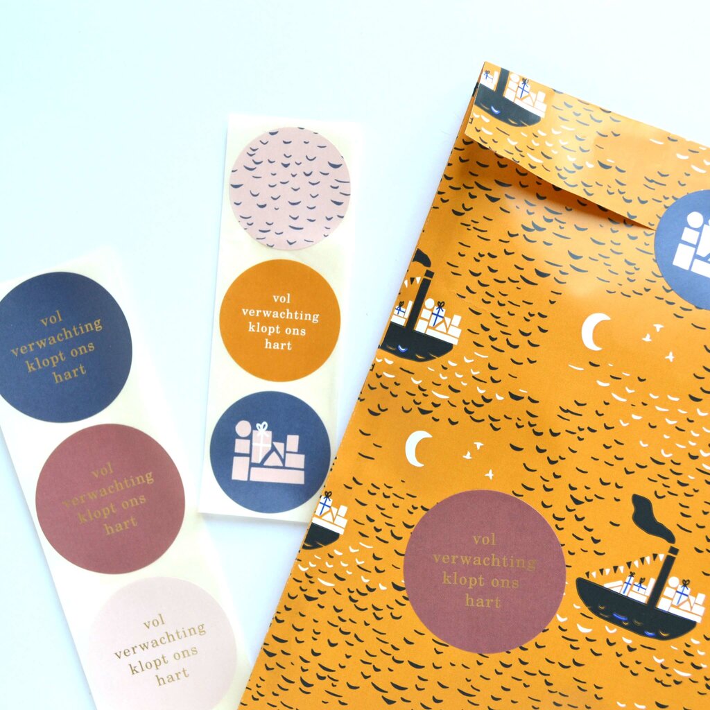 Sluitsticker sinterklaas 9x