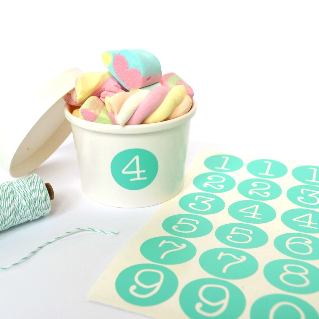 Witte bakjes met deksel 5x