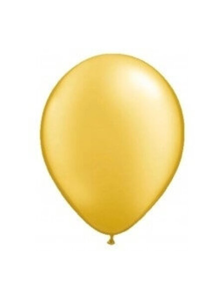 Mini ballon  goud 10x