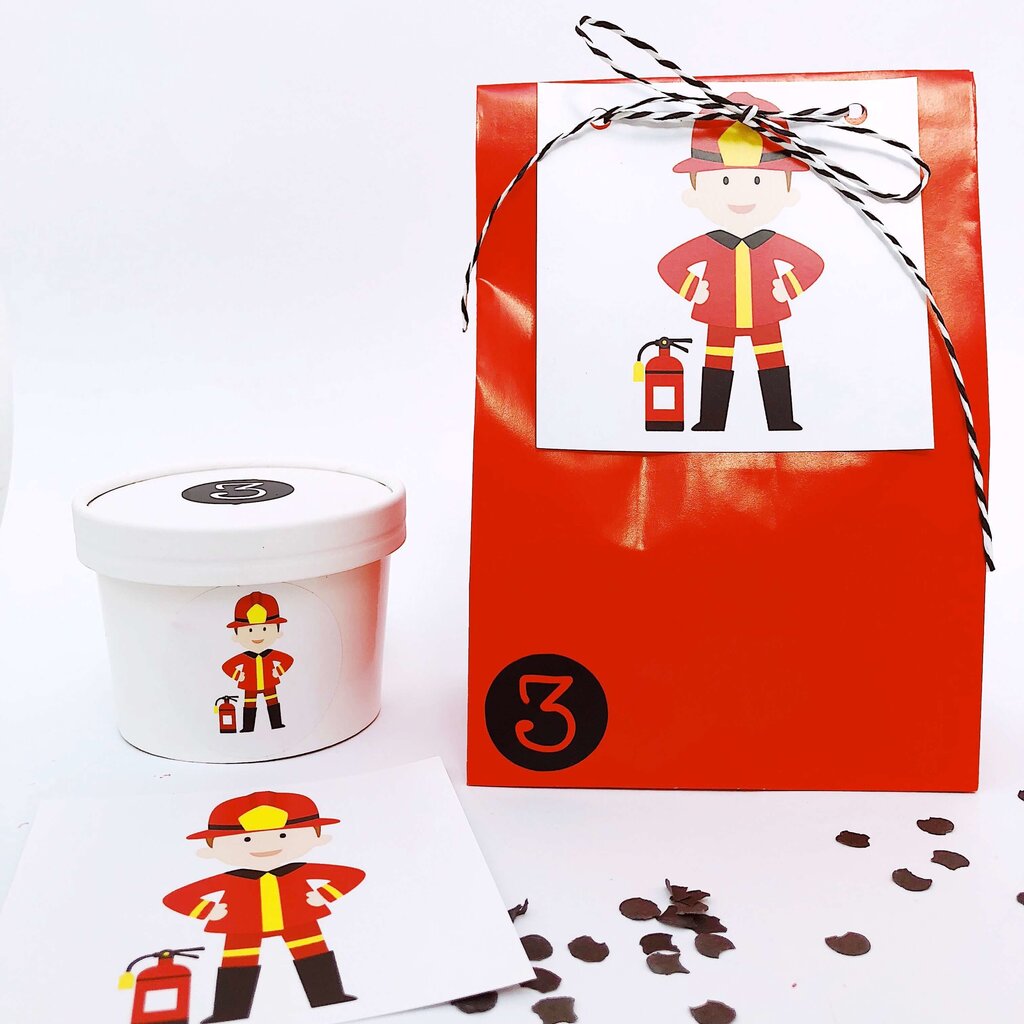 Sluitsticker Brandweer 10x