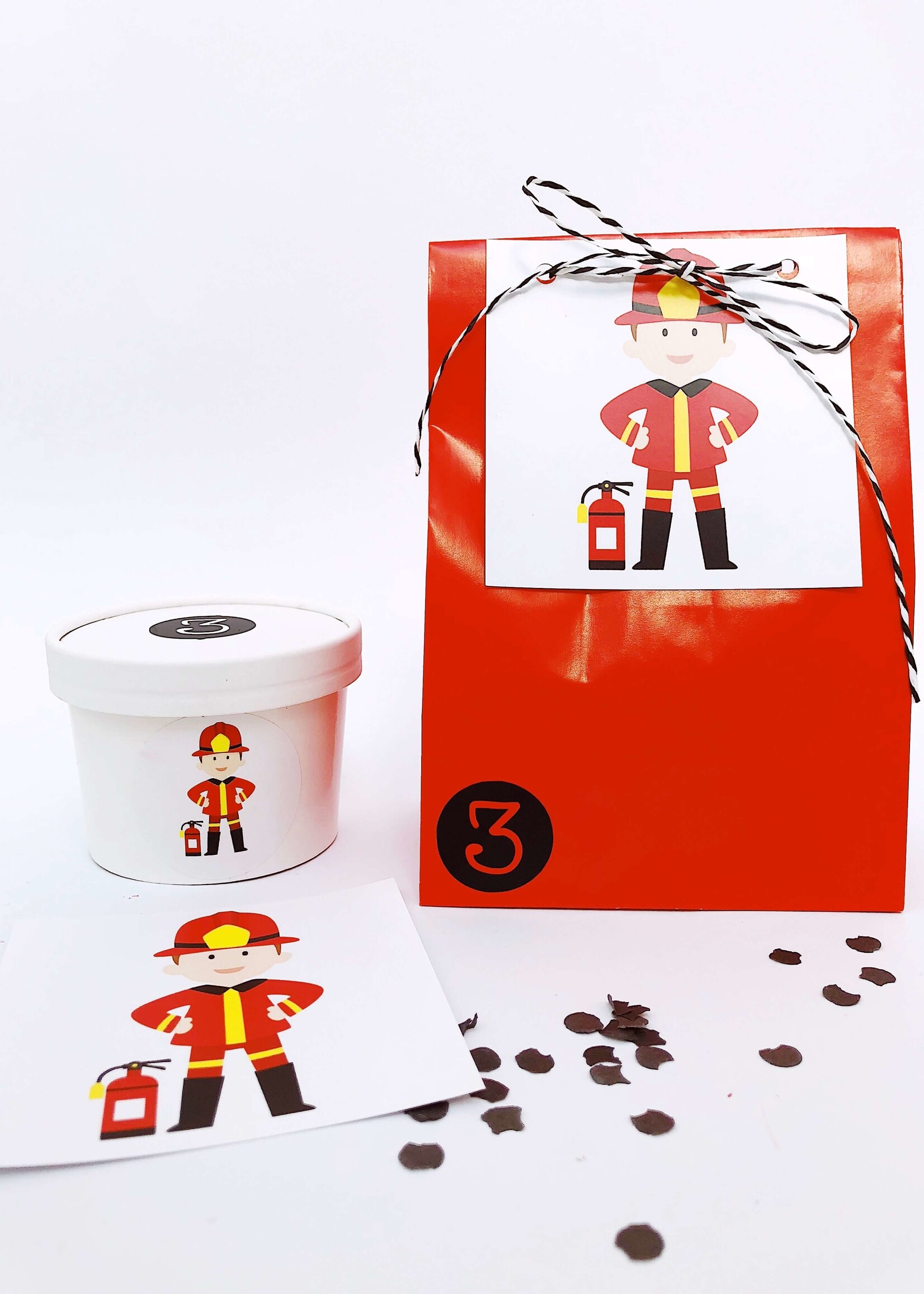 Sluitsticker Brandweer 10x