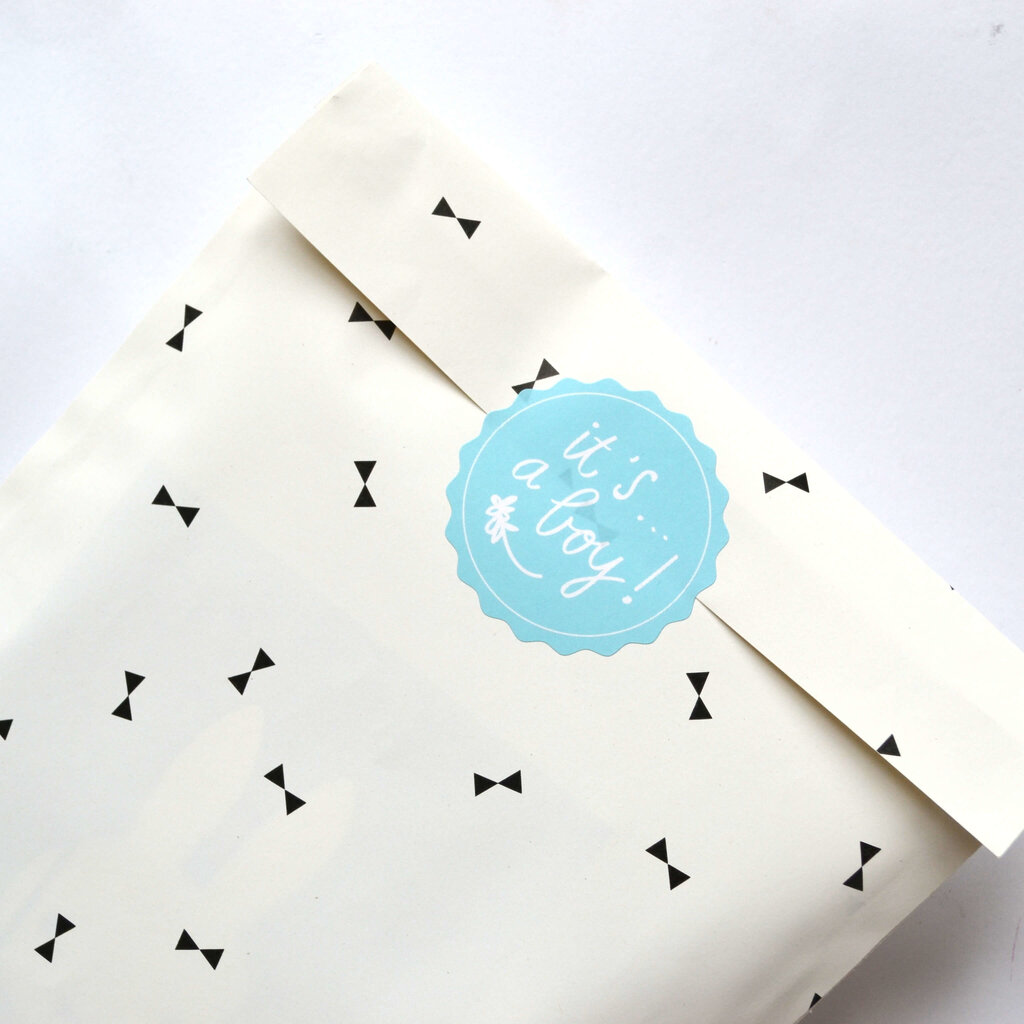 Cadeauzakjes strikjes (5x)
